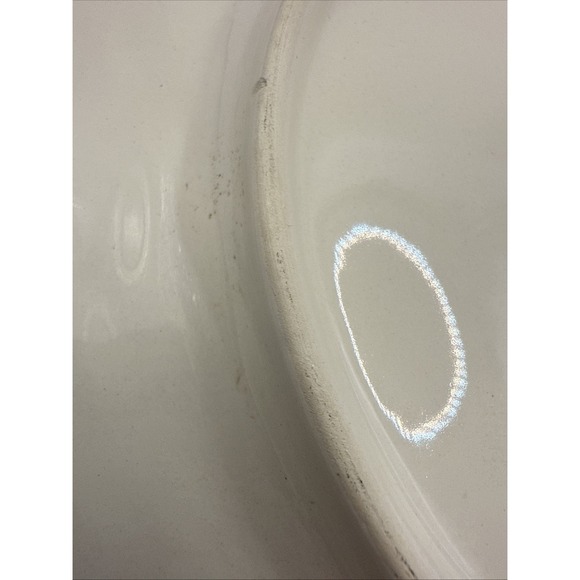 Vintage Portugal Raised Cherry Painted Floral Plate Basket weave Trim 9" - Picture 10 of 14